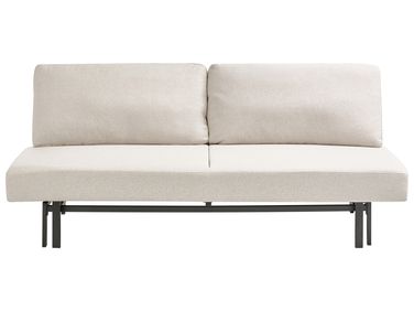 Sofa Bed 3 Seater ROYKKA Fabric Off-White