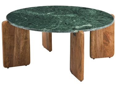 Table basse LUNO Marbre Vert foncé
