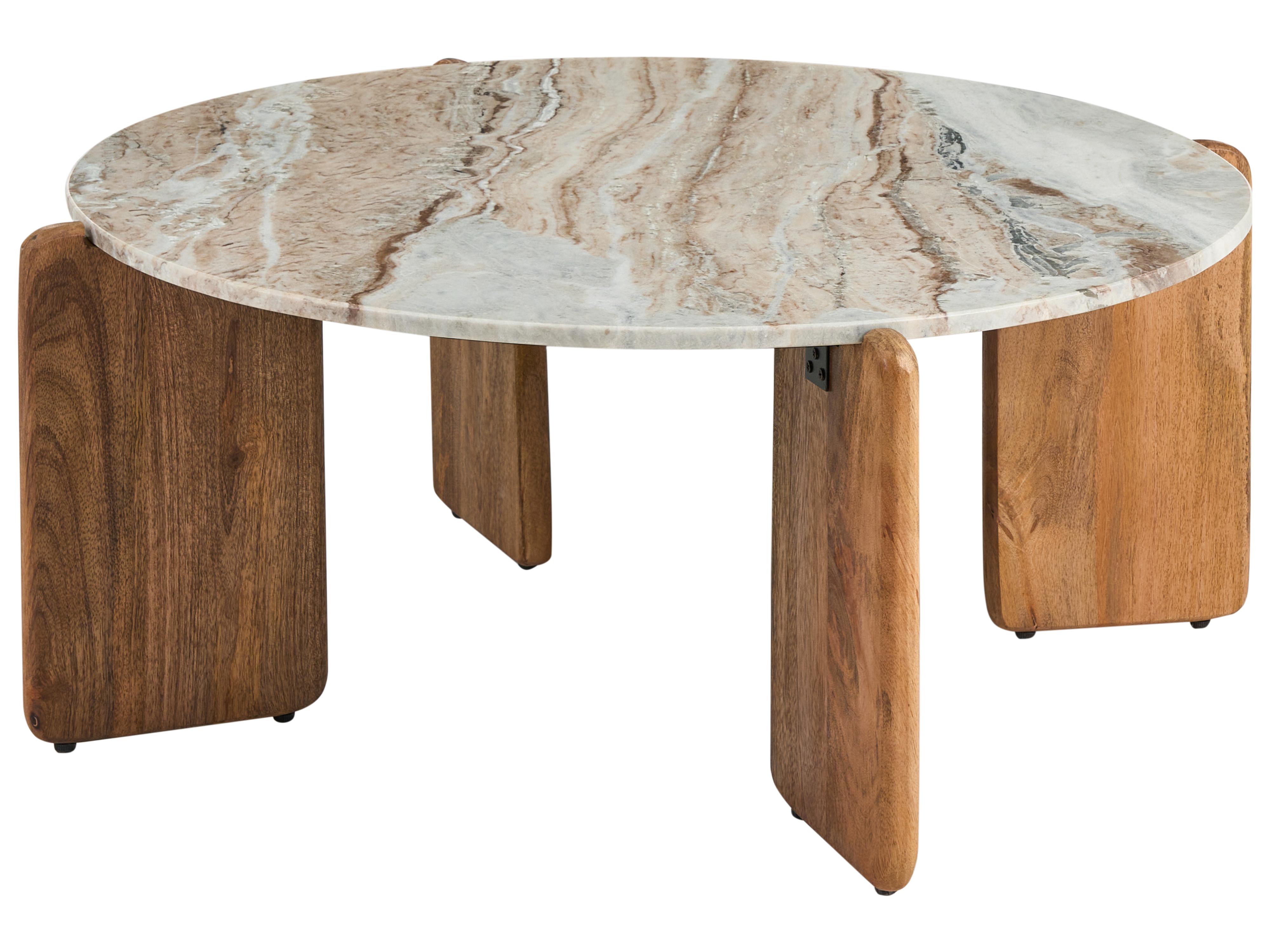 Table basse LUNO Marbre Beige