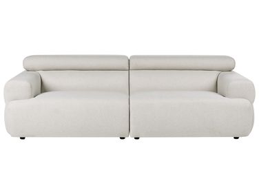 Sofa 3 Seater HOVDEN Fabric Off-White