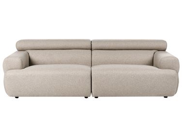 Sofa 3 Seater HOVDEN Fabric Beige