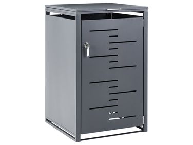 Trash Bin Cover 240 L PERISSA Metal Dark Grey