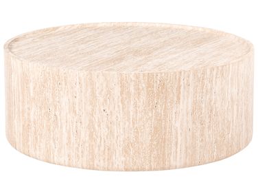 Table basse BULOKE Effet travertin