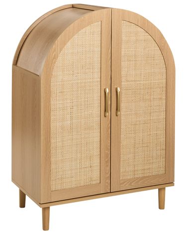 Shoe Storage Cabinet BICHENO Light Brown
