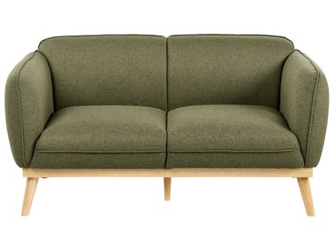 Sofa 2 Seater LJUNG Fabric Olive Green