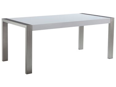 Table de repas ARCTIC Argenté 180 cm 90 cm