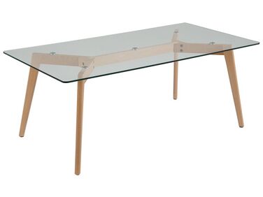 Table basse HUDSON Verre Transparent