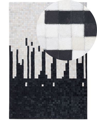 Tapis BOLU Noir 160 x 230 cm Cuir