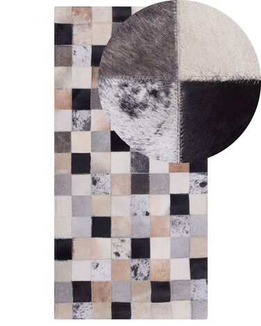 Tapis RIZE Multicolore 80 x 150 cm Cuir
