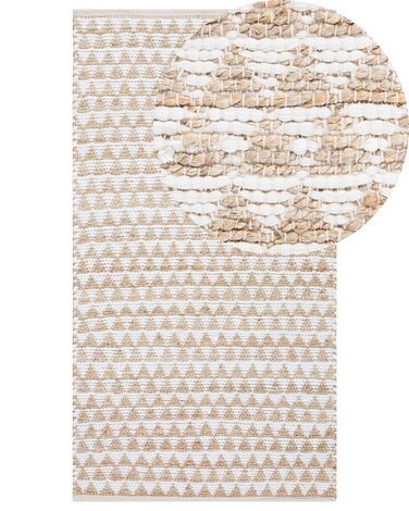 Tapis TUNCELI Beige 80 x 150 cm Coton