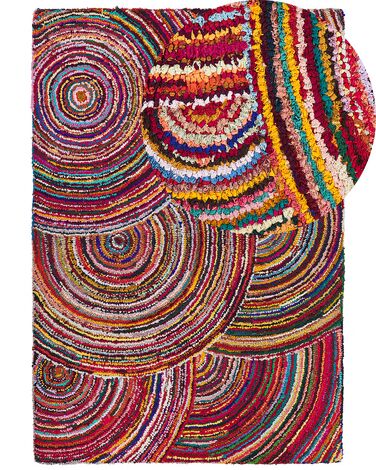 Vloerkleed KOZAN Meerkleurig 160 x 230 cm Katoen