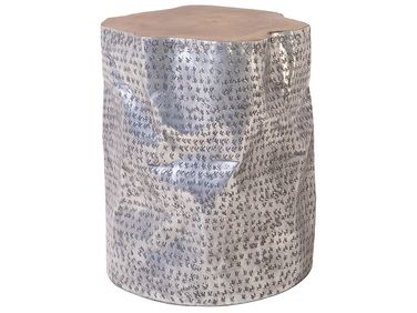 Table d'appoint GORDON Teck Argenté