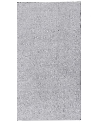 Tapis à poils longs DEMRE Gris clair 80 x 150 cm