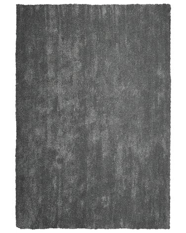 Tapis à poils longs DEMRE Gris foncé 140 x 200 cm
