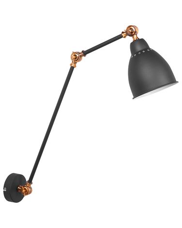 Wandlamp MISSISSIPPI verstelbaar Metaal Grafietgrijs