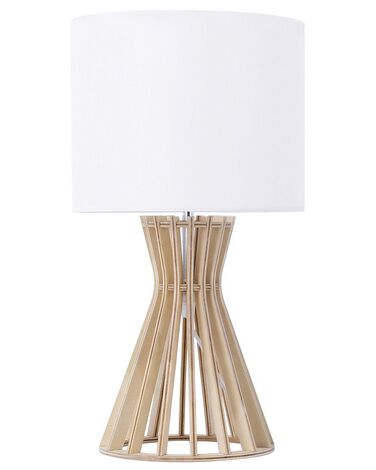 Table Lamp CARRION Brown/ White