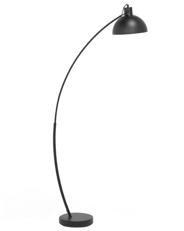 Staande lamp DINTEL Metaal Zwart