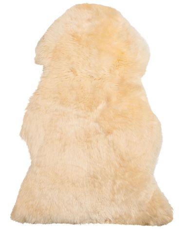 Sheepskin Rug ULURU Beige 65 x 110 cm