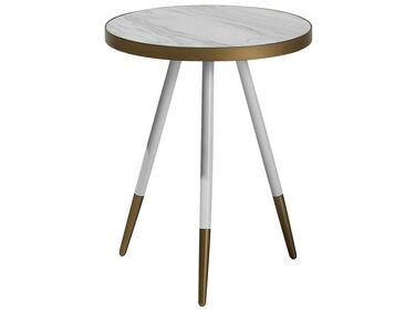 Table d'appoint RAMONA Marbre blanc