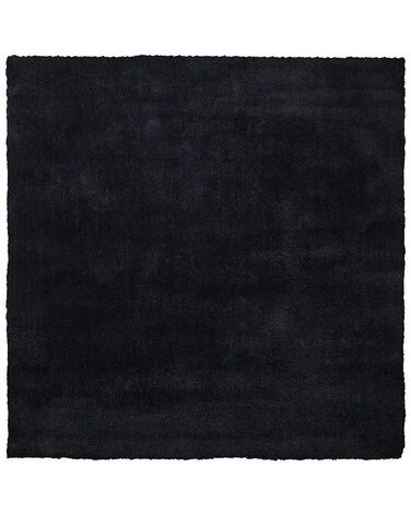 Hoogpoligvloerkleed DEMRE Zwart 200 x 200 cm