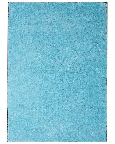 Tapis à poils longs DEMRE Bleu clair 140 x 200 cm