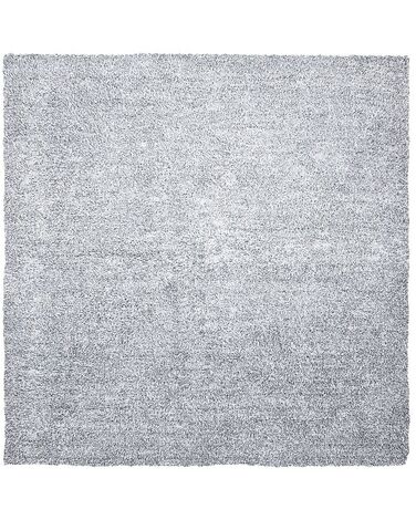 Shaggy Rug DEMRE Grey 200 x 200 cm