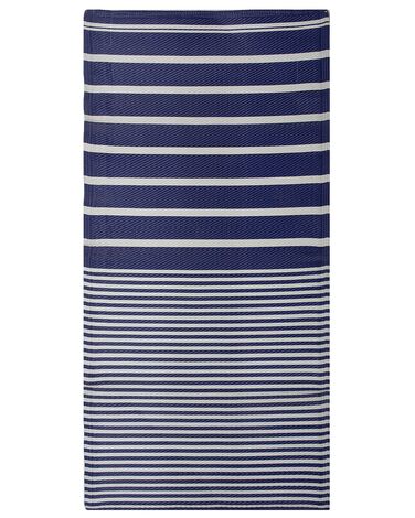 Tapis d'extérieur HALDIA Bleu marine 90 x 180 cm