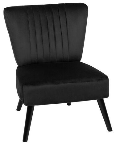 Armchair VAASA Velvet Black