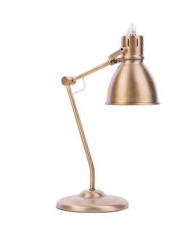 Bureaulamp MONSAN verstelbaar Metaal Messing