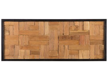 Décoration murale TOLUCA Teck 40 cm Marron