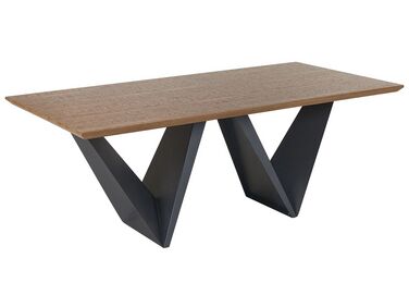 Table de repas SINTRA Marron foncé 200 cm 100 cm