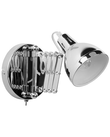 Wandlamp HARRINGTON verstelbaar Metaal Zilver