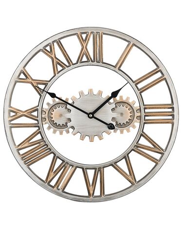 Wandklok SEON 46 cm Metaal Zilver