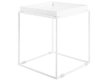 Table d'appoint SAXON Métal Blanc