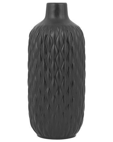 Vase décoratif EMAR Grès 31 cm Noir
