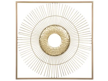 Wanddecoratie MERCURY Metaal 50 cm Goud