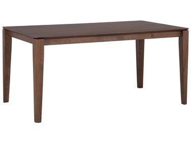 Table de repas LOTTIE Noyer foncé 160 cm 90 cm