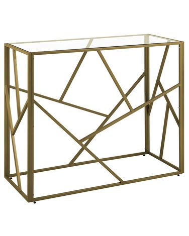 Sidetable ORLAND Glas Goud