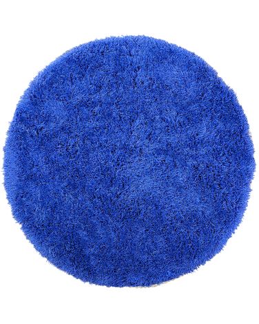 Hoogpoligvloerkleed CIDE Blauw ø 140 cm