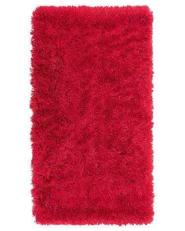Hoogpoligvloerkleed CIDE Rood 80 x 150 cm