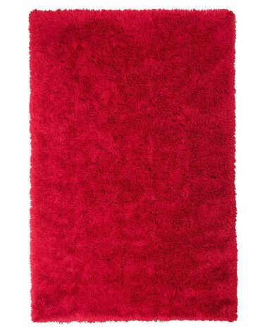 Hoogpoligvloerkleed CIDE Rood 140 x 200 cm