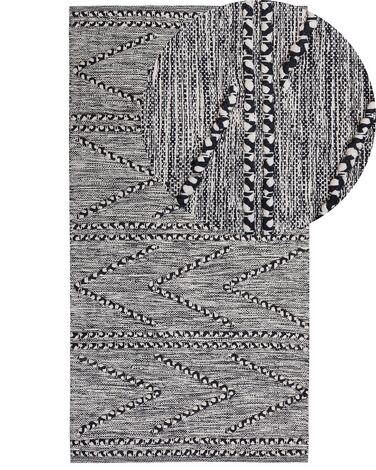 Tapis TERMAL Noir 80 x 150 cm Coton