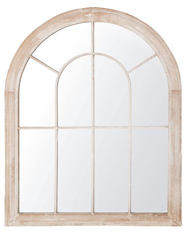 Wandspiegel EMBRY 69 cm 88 cm Metaal Beige