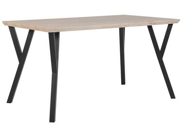 Table de repas BRAVO Marron clair 140 cm 80 cm