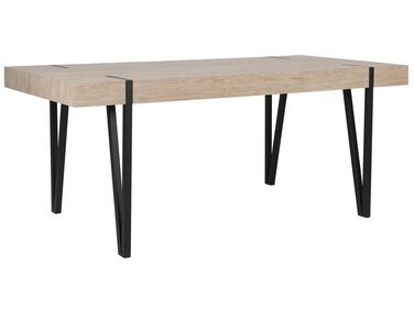 Table de repas ADENA Marron clair 180 cm 90 cm
