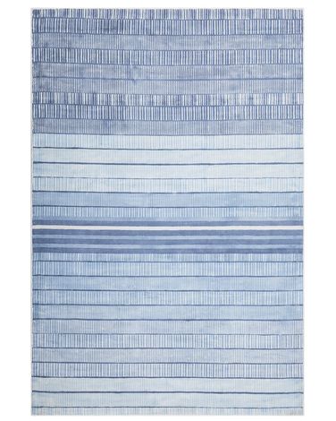 Vloerkleed YARDERE Lichtblauw 140 x 200 cm Viscose