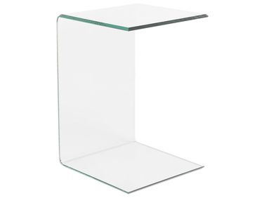 Table d'appoint LOURDES Verre de sécurité Transparent