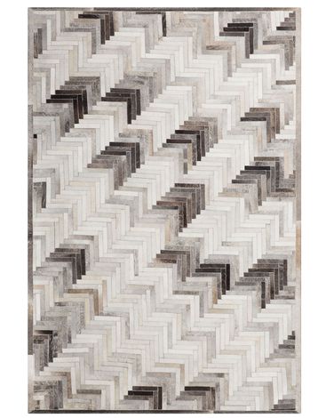 Tapis ARSUZ Gris 140 x 200 cm Cuir