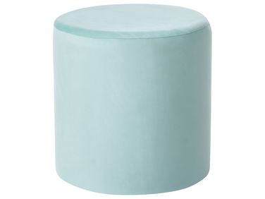 Pouffe LOVETT Velvet Mint Green