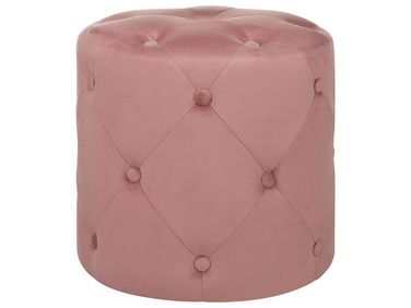 Pouffe COROLLA Velvet Pink